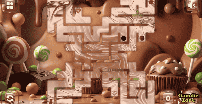Sweetie Candy Maze: Brown Chocolate Free Download