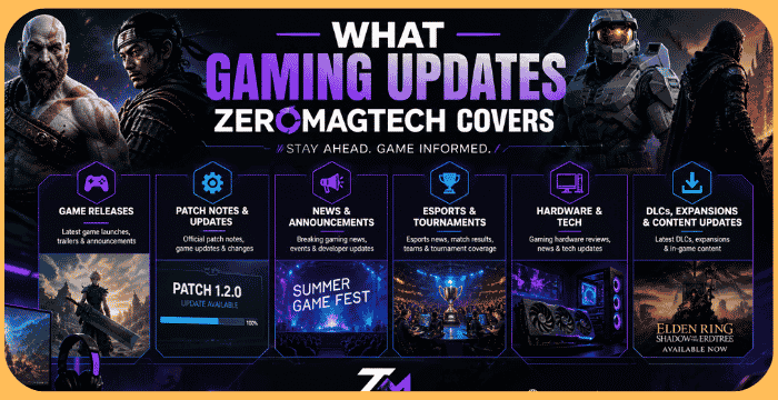 Gaming Updates Zeromagtech – New Game Releases, Leaks & Reviews