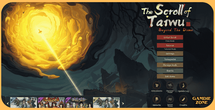 The Scroll of Taiwu : Beyond The Dome Game Download